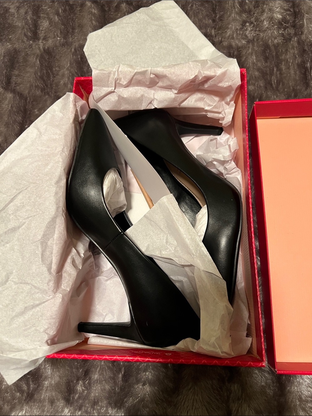 Women’s Black Kelly & Katie heels, KK-Misha, size 7.5